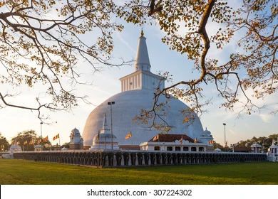 mahatupa-big-dagoba-anuradhapura-sunset-260nw-307224302